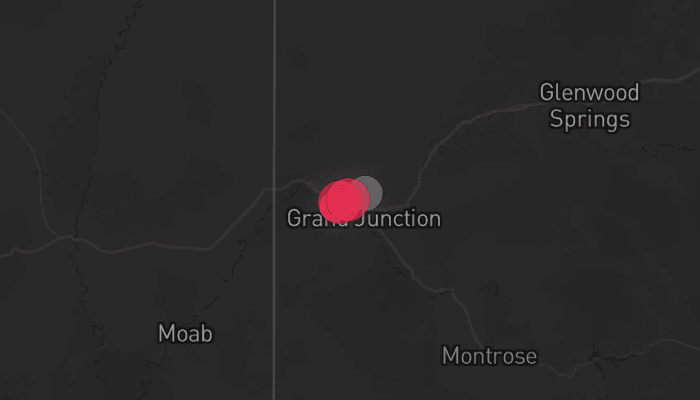 Storm map for the Grand Junction, CO area