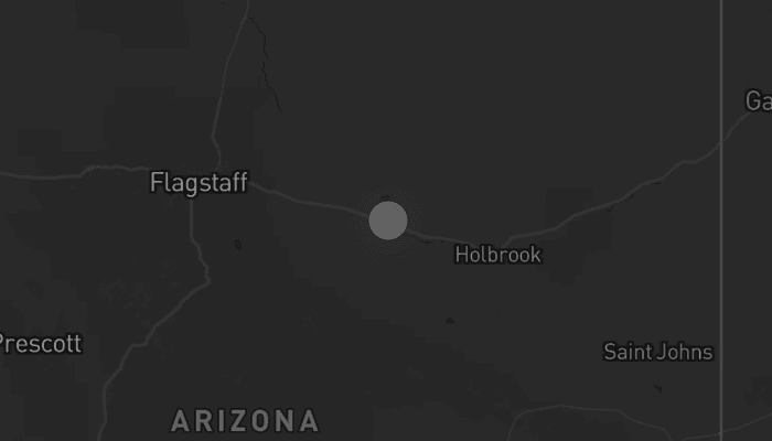 Storm map for the Navajo County, AZ area