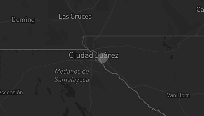 Storm map for the El Paso County, TX area
