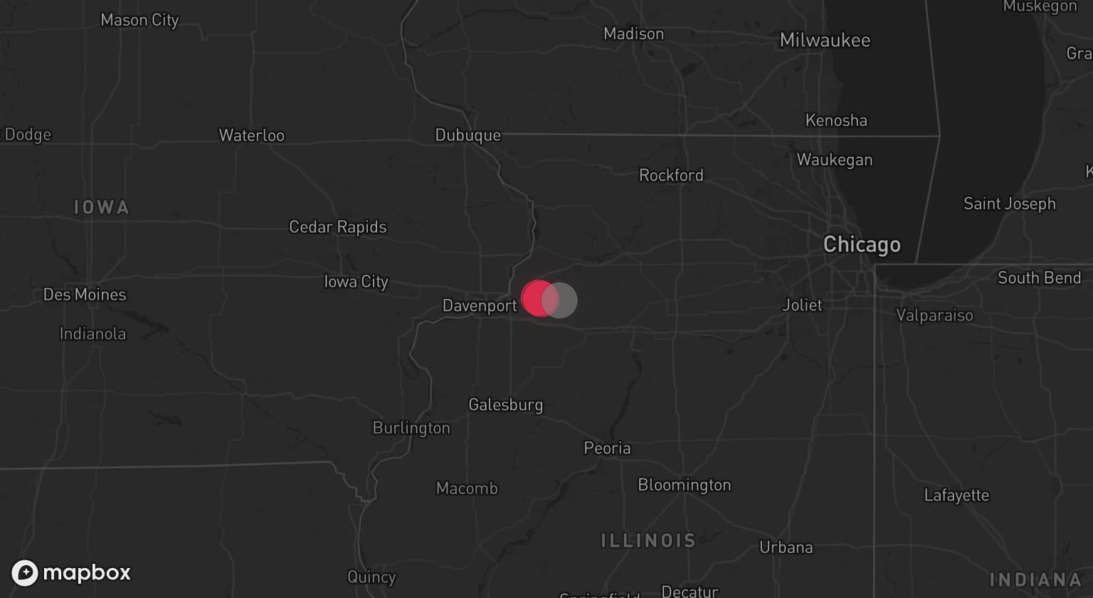 Storm map for the Henry County, IL area