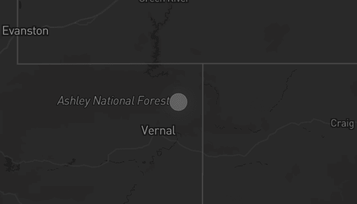 Storm map for the Uintah County, UT area
