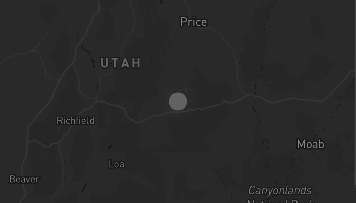Storm map for the Emery County, UT area
