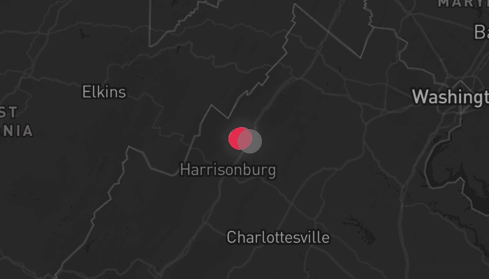 Storm map for the Rockingham County, VA area