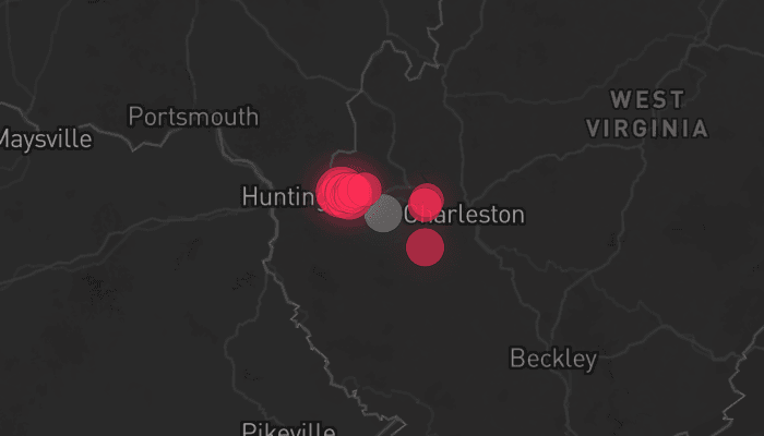 Storm map for the Putnam County, WV area