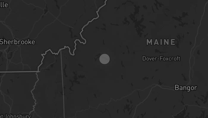Storm map for the Somerset County, ME area