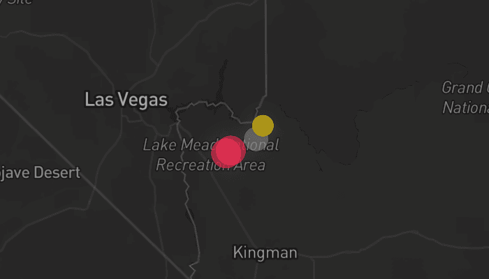 Storm map for the Mohave County, AZ area