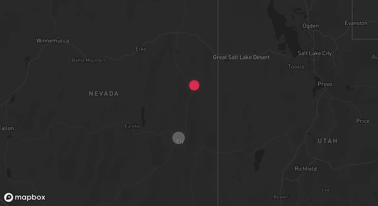 Storm map for the White Pine County, NV area