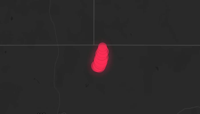 Storm map for the Elko County, NV area