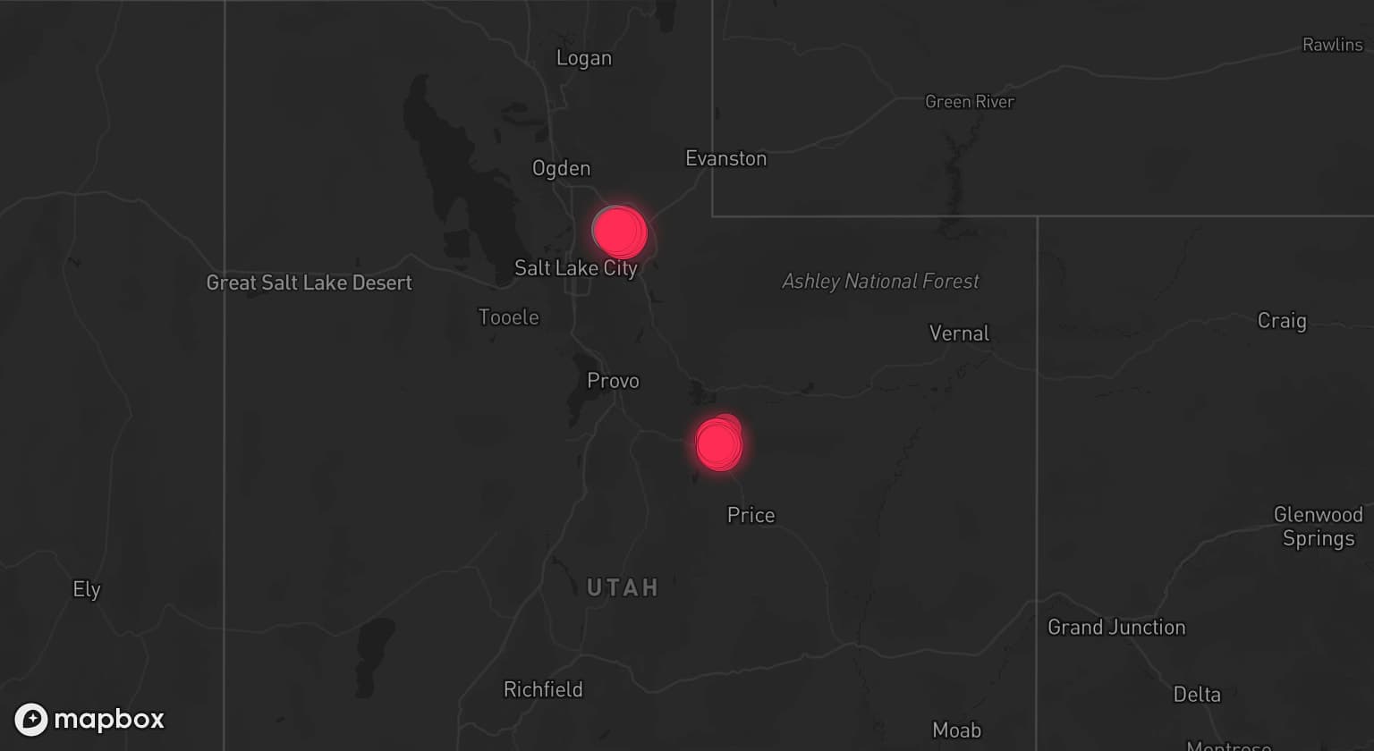 Storm map for the Morgan County, UT area