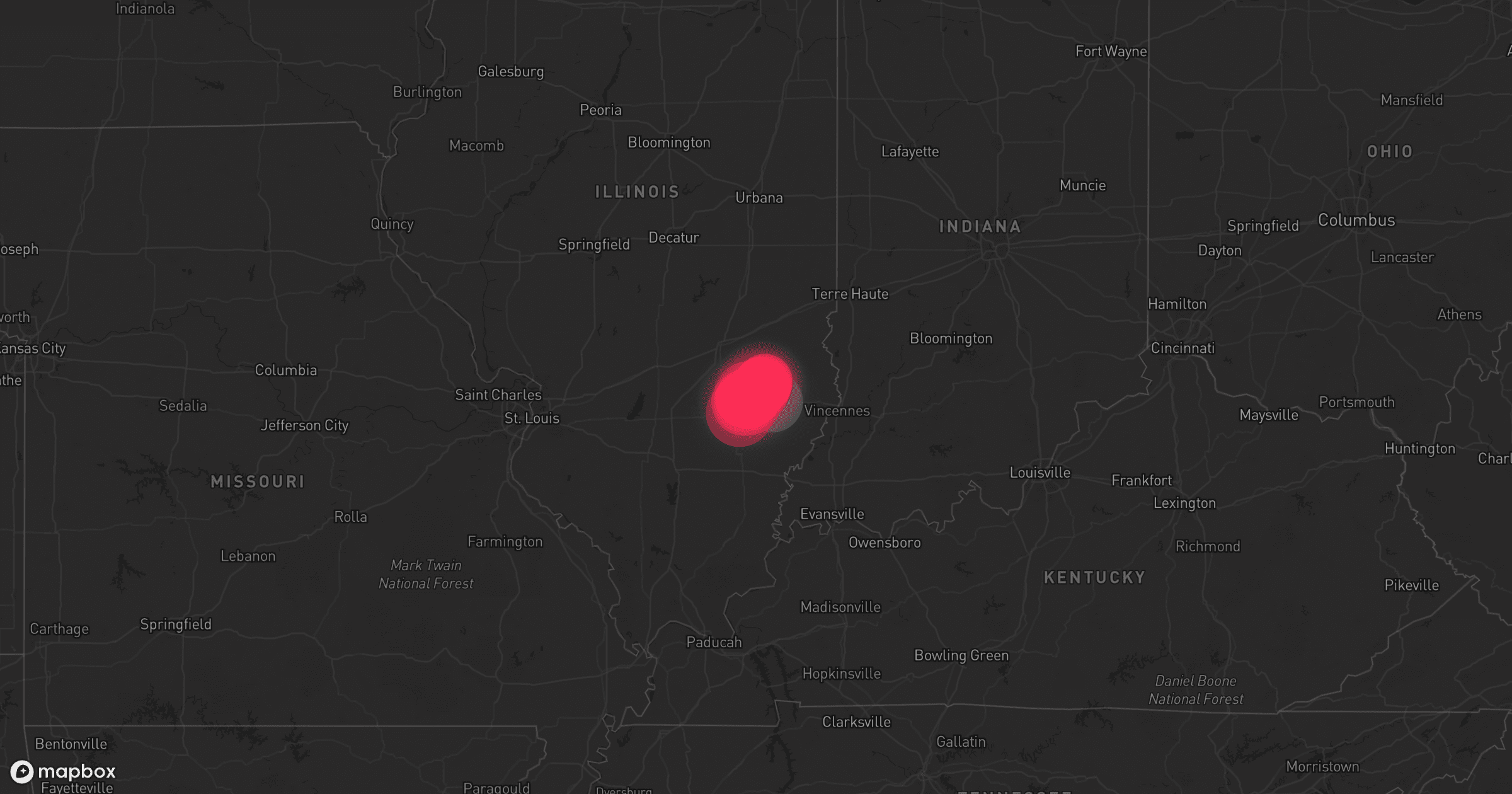 Storm map for the Richland County, IL area