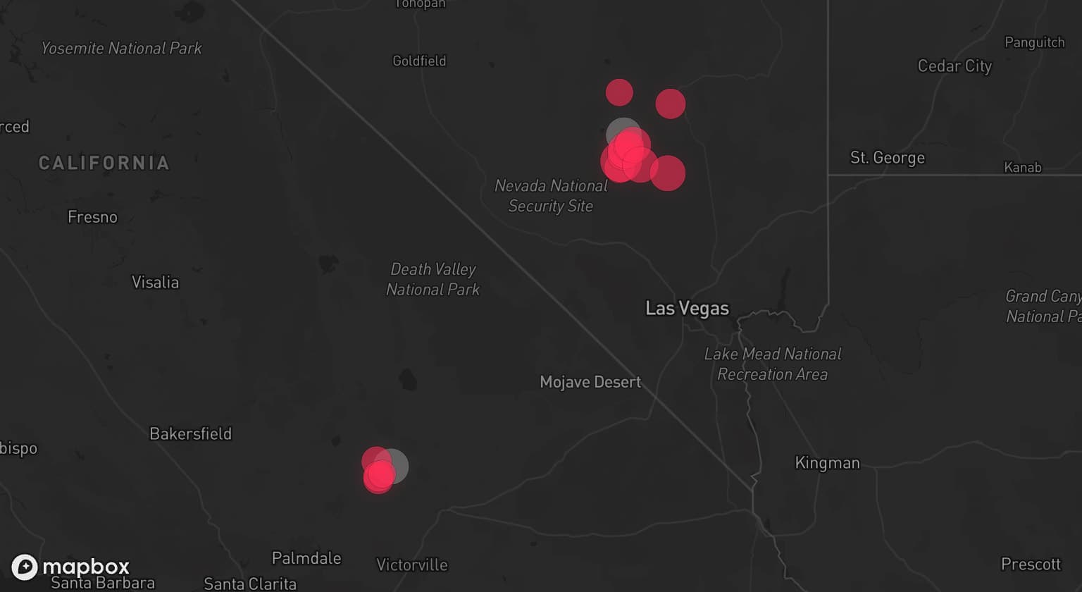 Storm map for 3 areas across California and Nevada