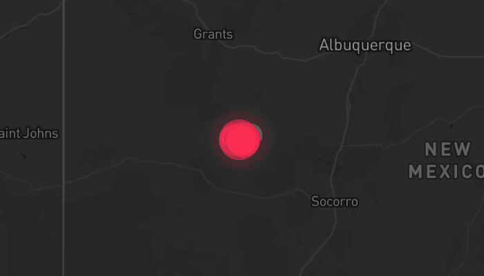 Storm map for the Socorro County, NM area