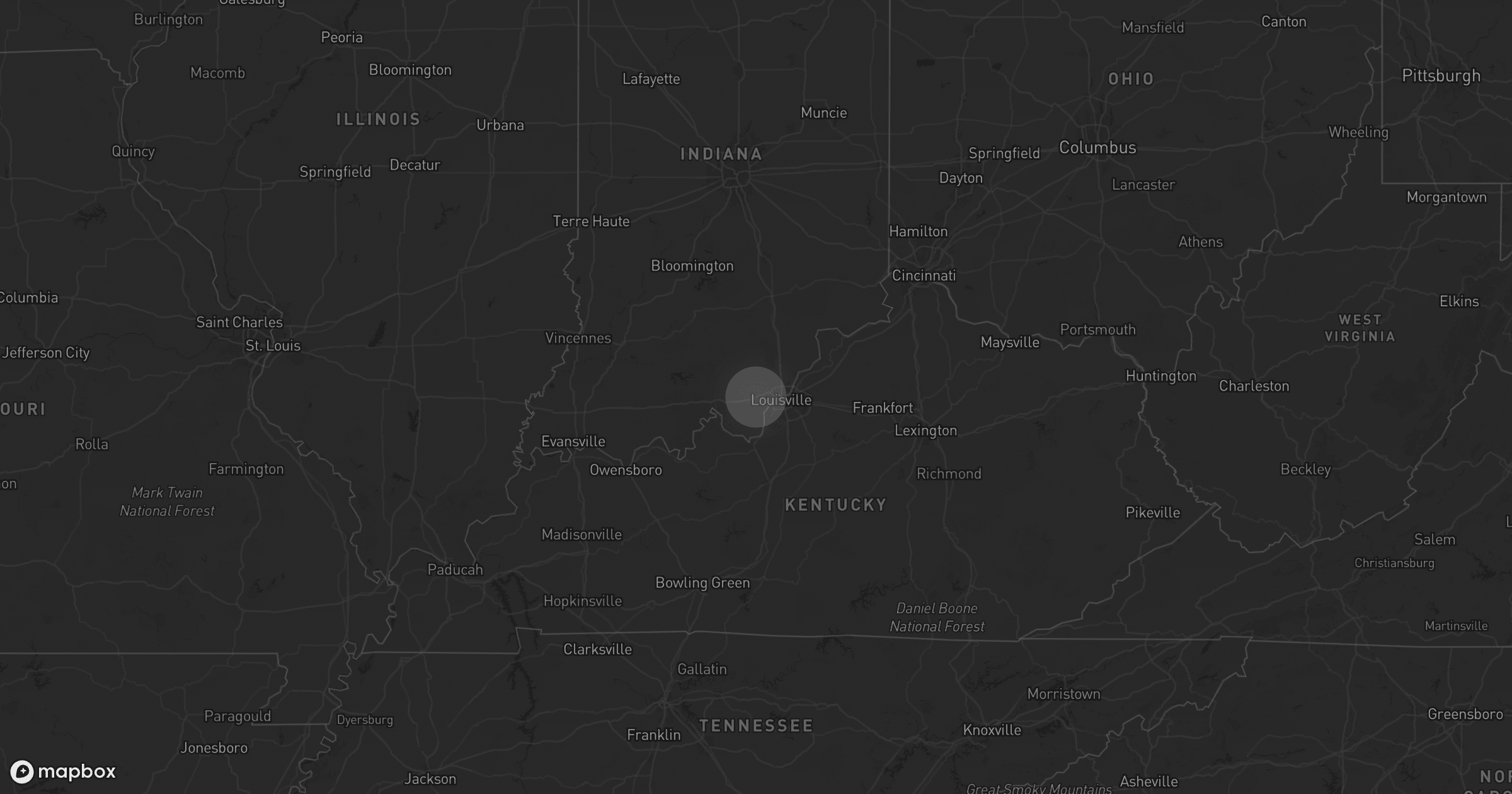 Storm map for the Floyd County, IN area