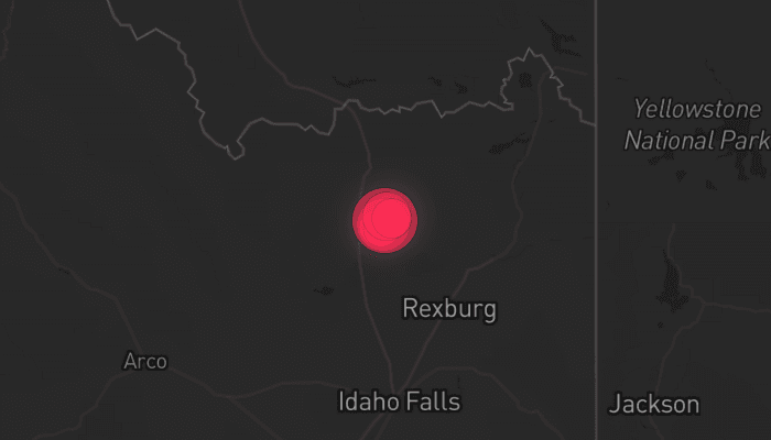 Storm map for the Clark County, ID area