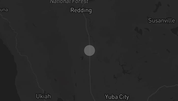 Storm map for the Tehama County, CA area