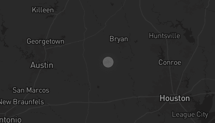 Storm map for the Washington County, TX area